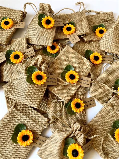 sunflower favors